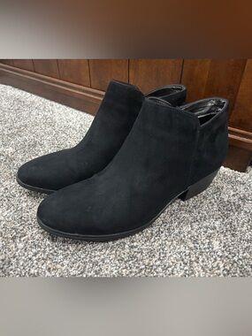 Xappeal Black Suede Booties